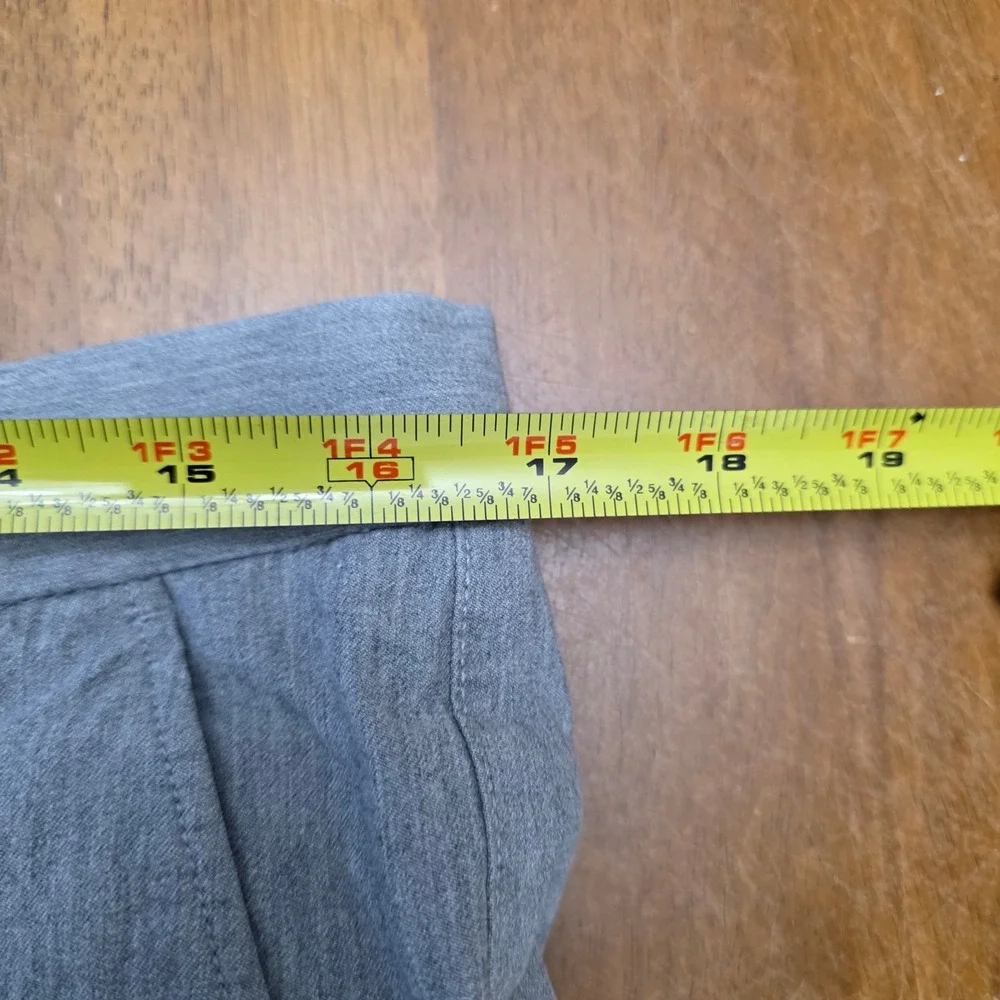 Banana Republic Kentfield Pant Mens 33x32 Gray Cotton Chino Slim Business Casual